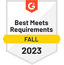 G2 Best Meet Requirements Fall Award
