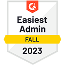 G2 Easiest Admin Fall Award