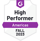 G2 High Performer Americas Fall Award