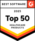 G2's Top 50 Best Healthcare Software Award - CareSmartz360