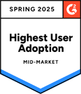 CareSmartz360 software - g2 highest user adoption 2025
