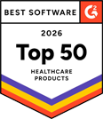 G2's Top 50 Best Healthcare Software Award 2026 - CareSmartz360