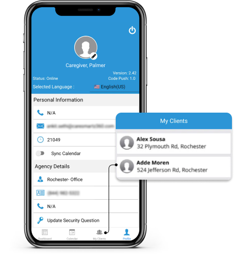 Caregiver App - CareSmartz360