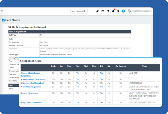 CareSmartz360 Client Assessments