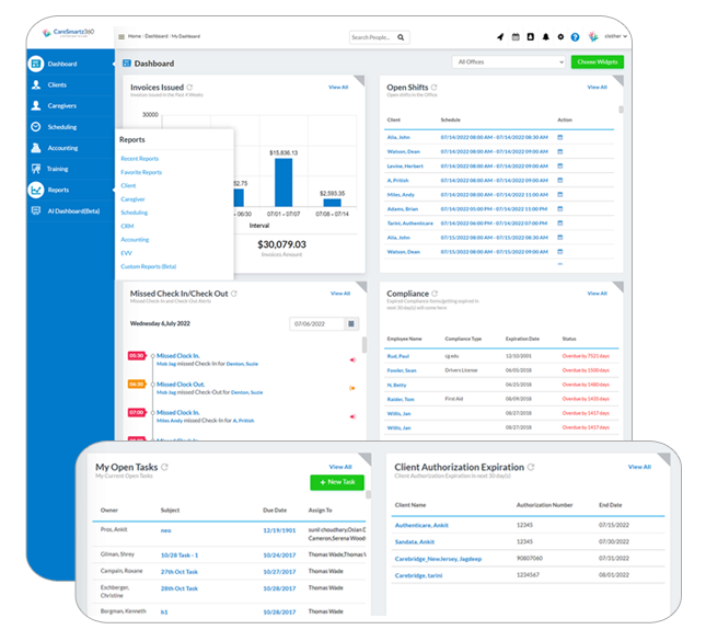 Home care reporting software Canada