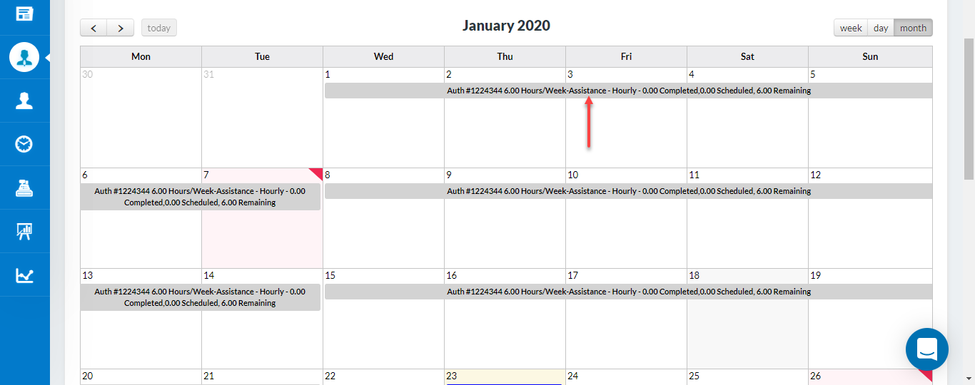 Service type on authorization strip jan update