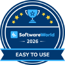 CareSmartz360 SoftwareWorld Easy to Use Award 2026 badge