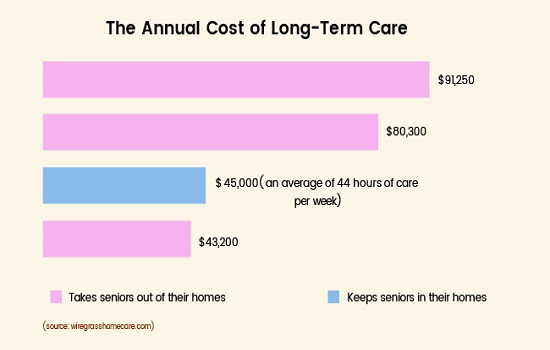 annual cost of long term care