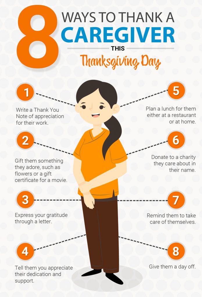 8 ways to thank a caregiver