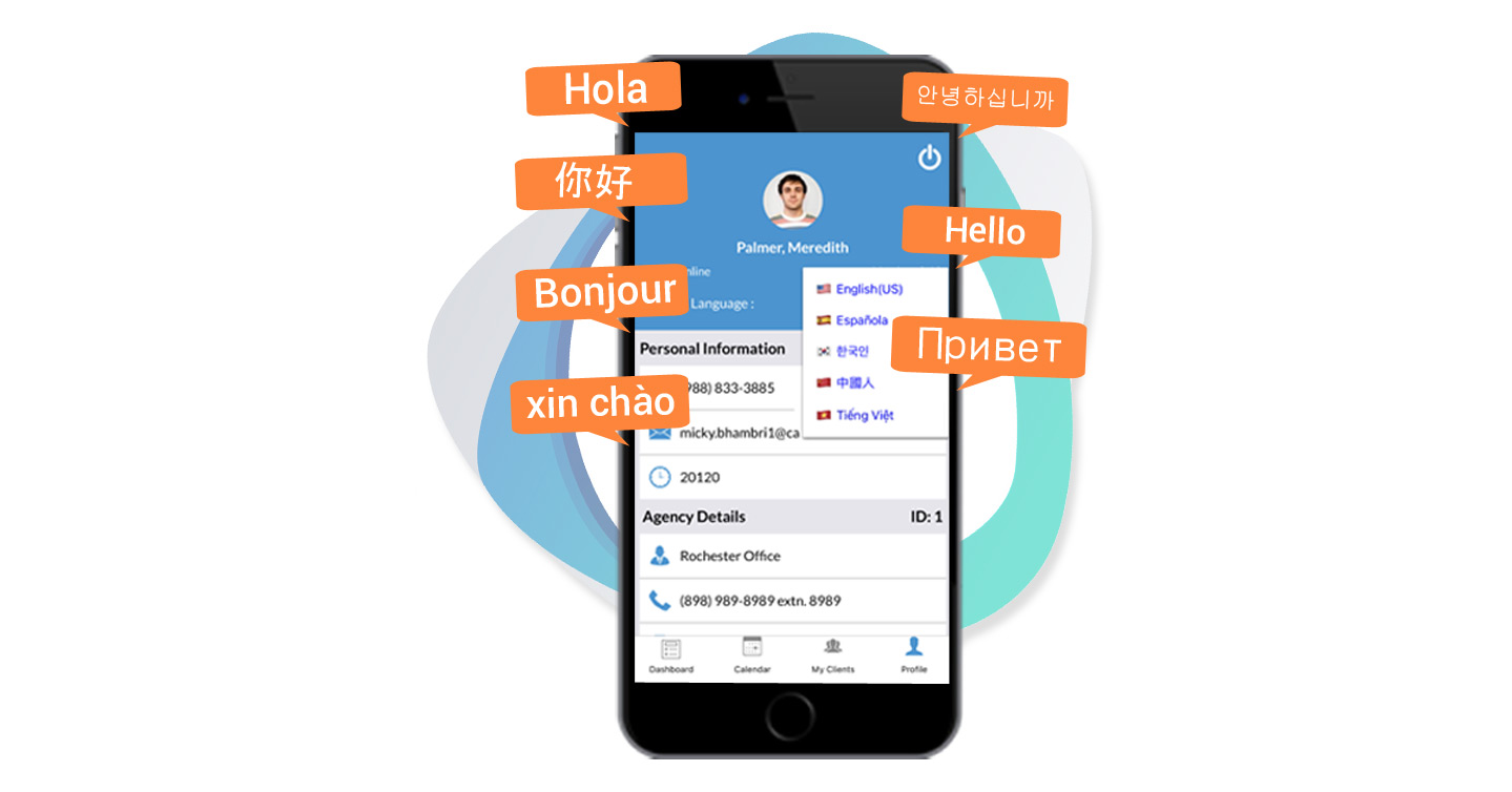 Multilingual Caregiver App - CareSmartz360+