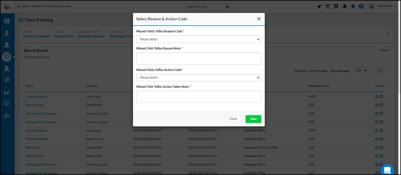 Home Care software TellUS Update