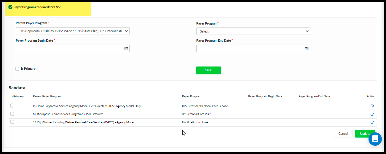 Carebridge EVV Aggregator Updates