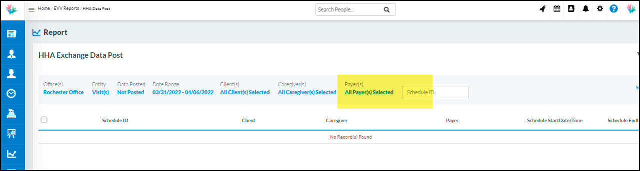 Sandata EVV Configuration Screen Updates