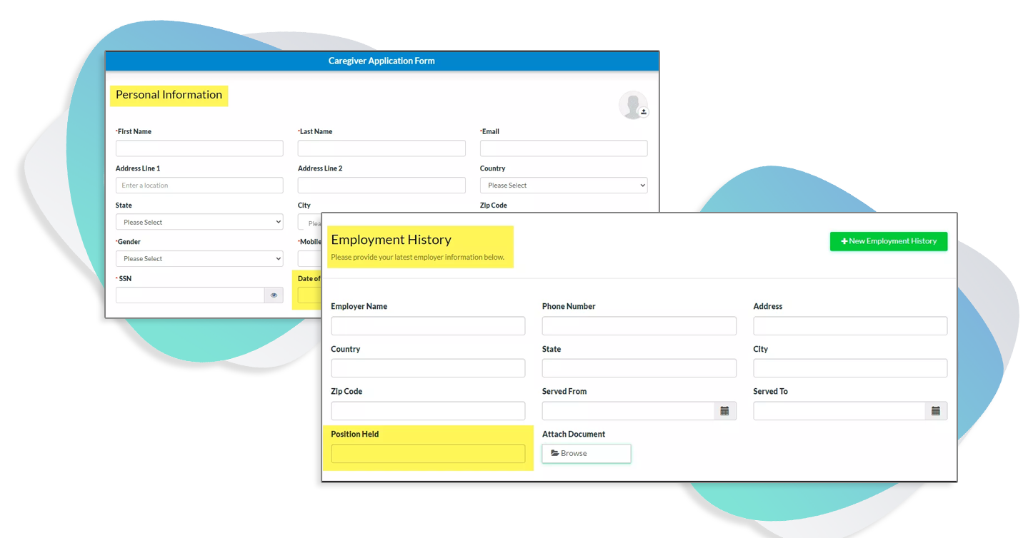 Caregiver Applicant Form 