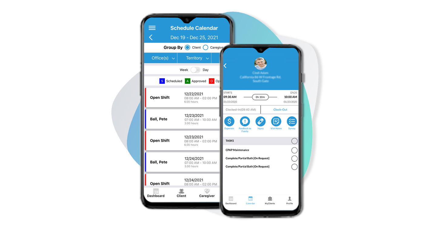 EVV Functionality in Agency Mobile App