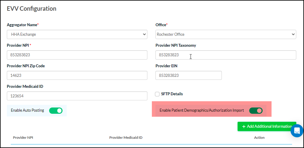 CareSmartz360 EVV Configuration