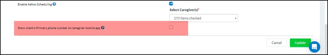 CareSmartz360 Adhoc Scheduling Updates