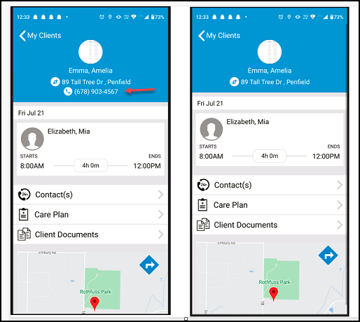 CareSmartz360 Caregiver Mobile App Updates