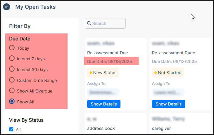 CareSmartz360 Dashbaord Update
