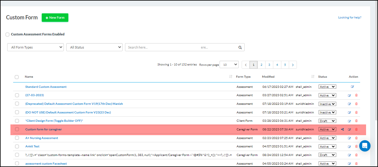 CareSmartz360 Caregiver App Custom Form Update