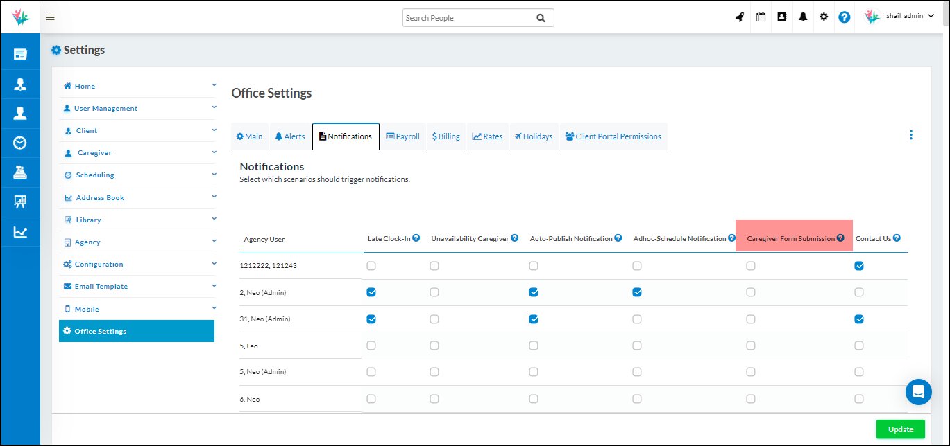 CareSmartz360 Caregiver Form Submission Update in Caregiver App