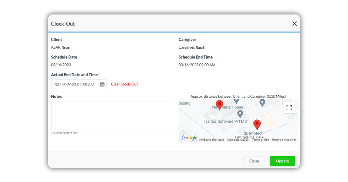 Caregiver Location Tracking Software
