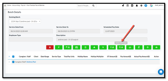 CareSmartz360 Payroll Update