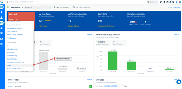 CareSmartz360 Home Care Software DMAS report Update
