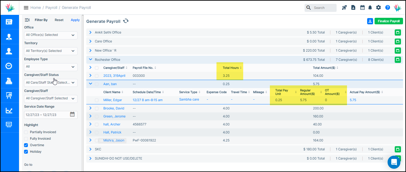 CareSmartz360 Home Care Payroll Software Update