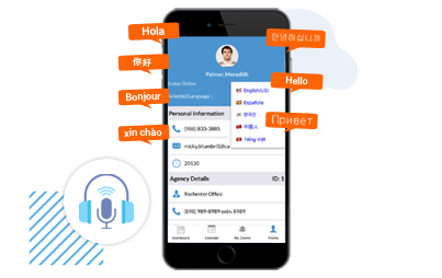 multilingual caregiver app