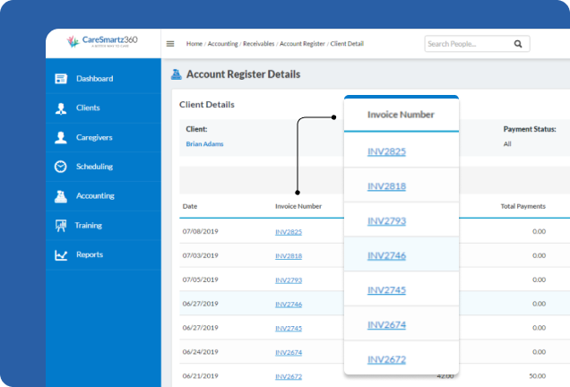 Homecare Payer Management software - CareSmartz360