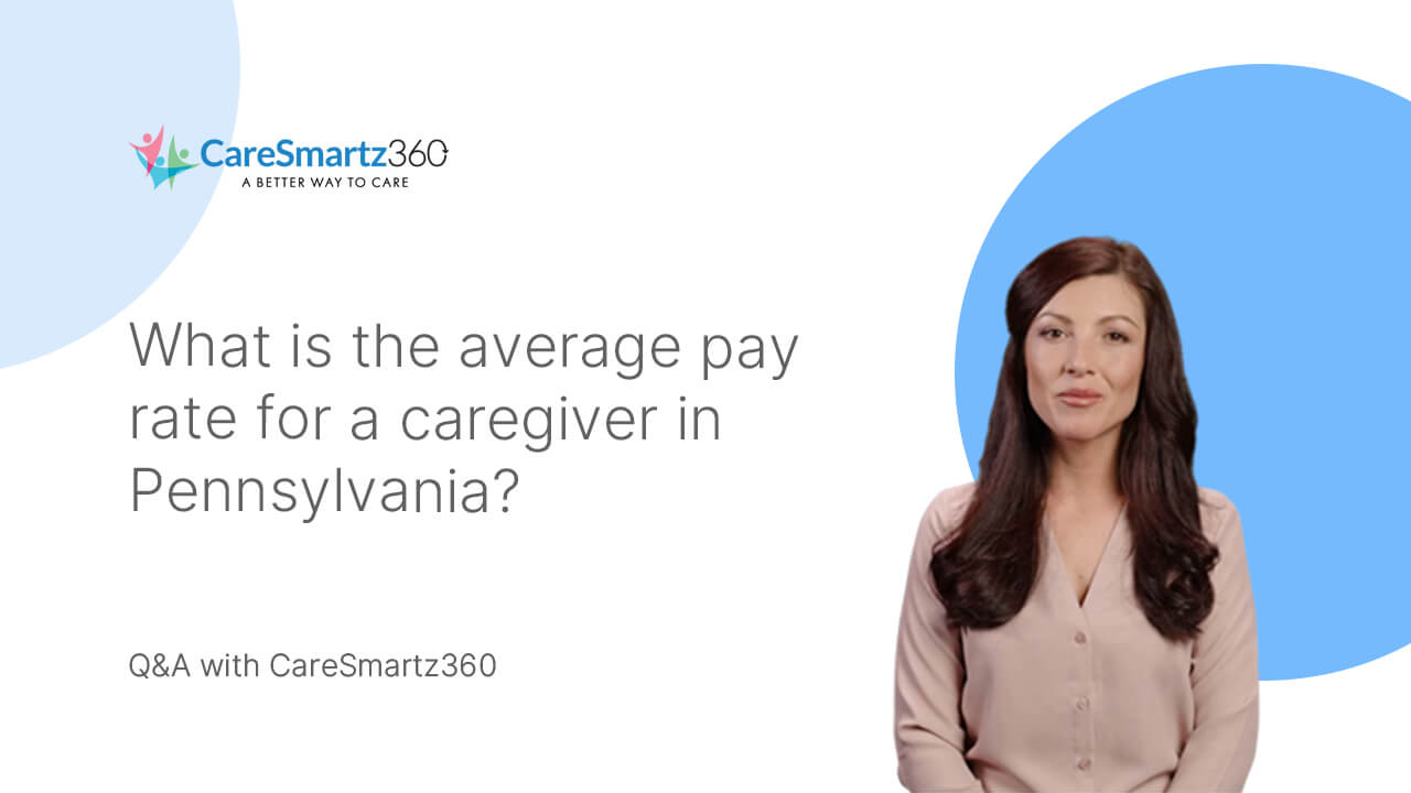 caregiver pay in Pennsylvania