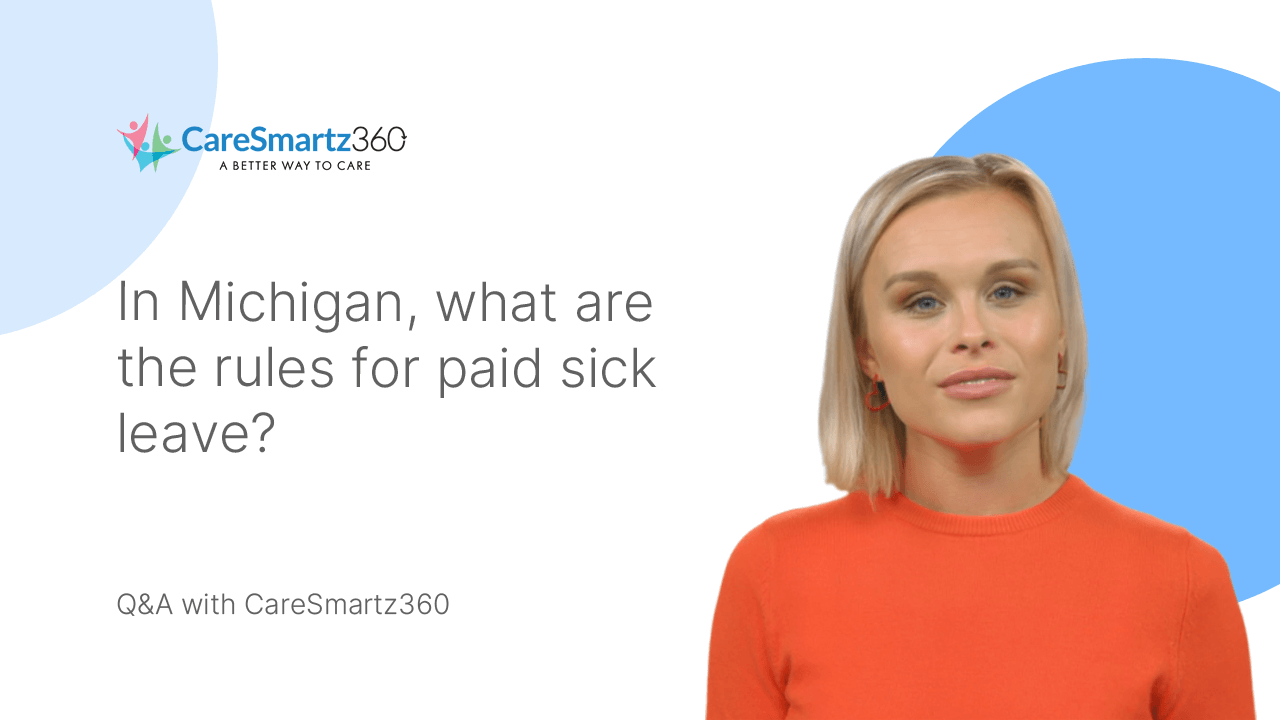 sick leave regulations for home care providers in Michigan