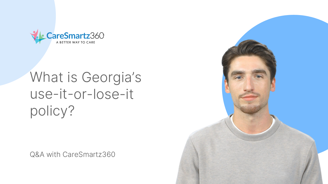 Georgia's use it or lose it policy