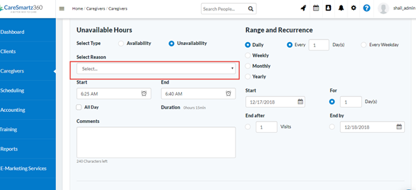 caregiver-unavailability
