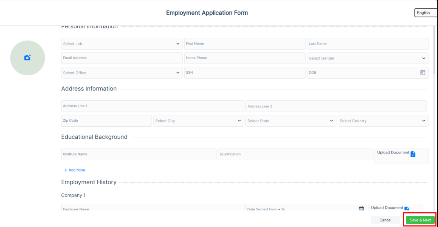 Caregiver Applicant Form Changes  
