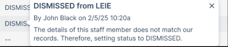 Upgraded caregiver reports in caregiver applicant profile