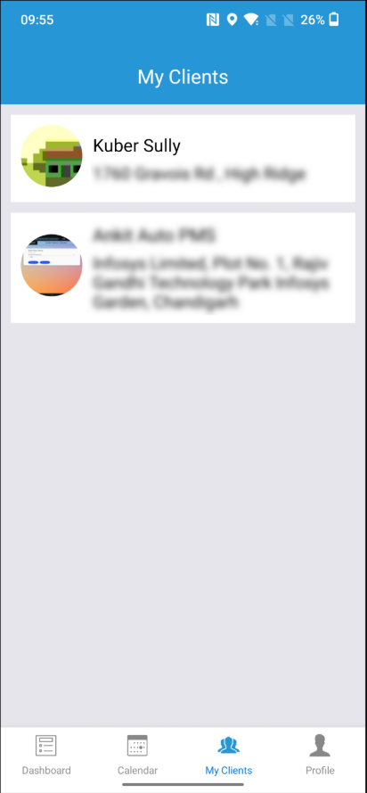 Caregiver app update: ability to view client’s completed Forms 