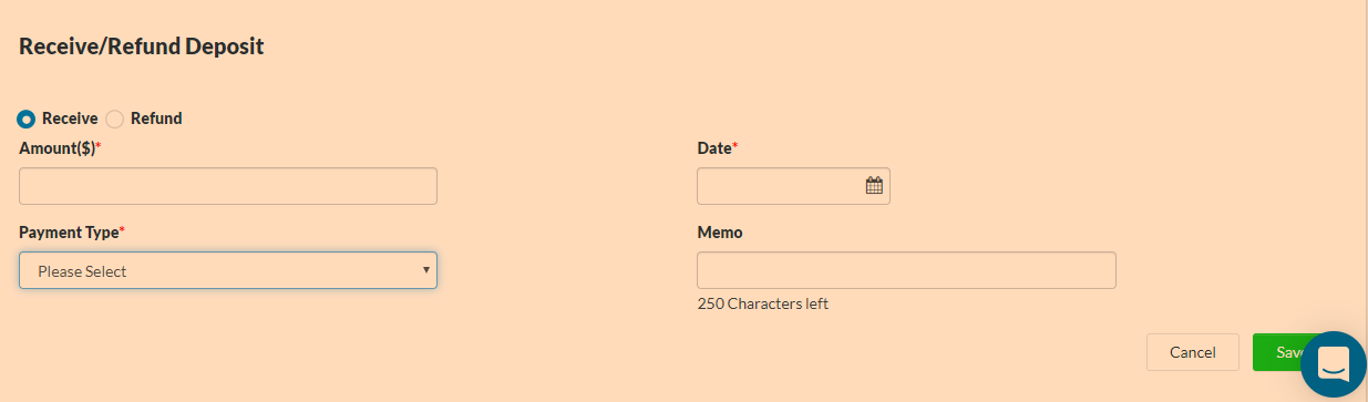 Deposit Type and Memo field additions and Deposit Receipt