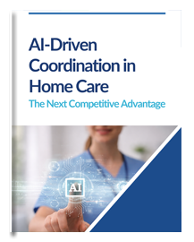 Home care coordination with AI