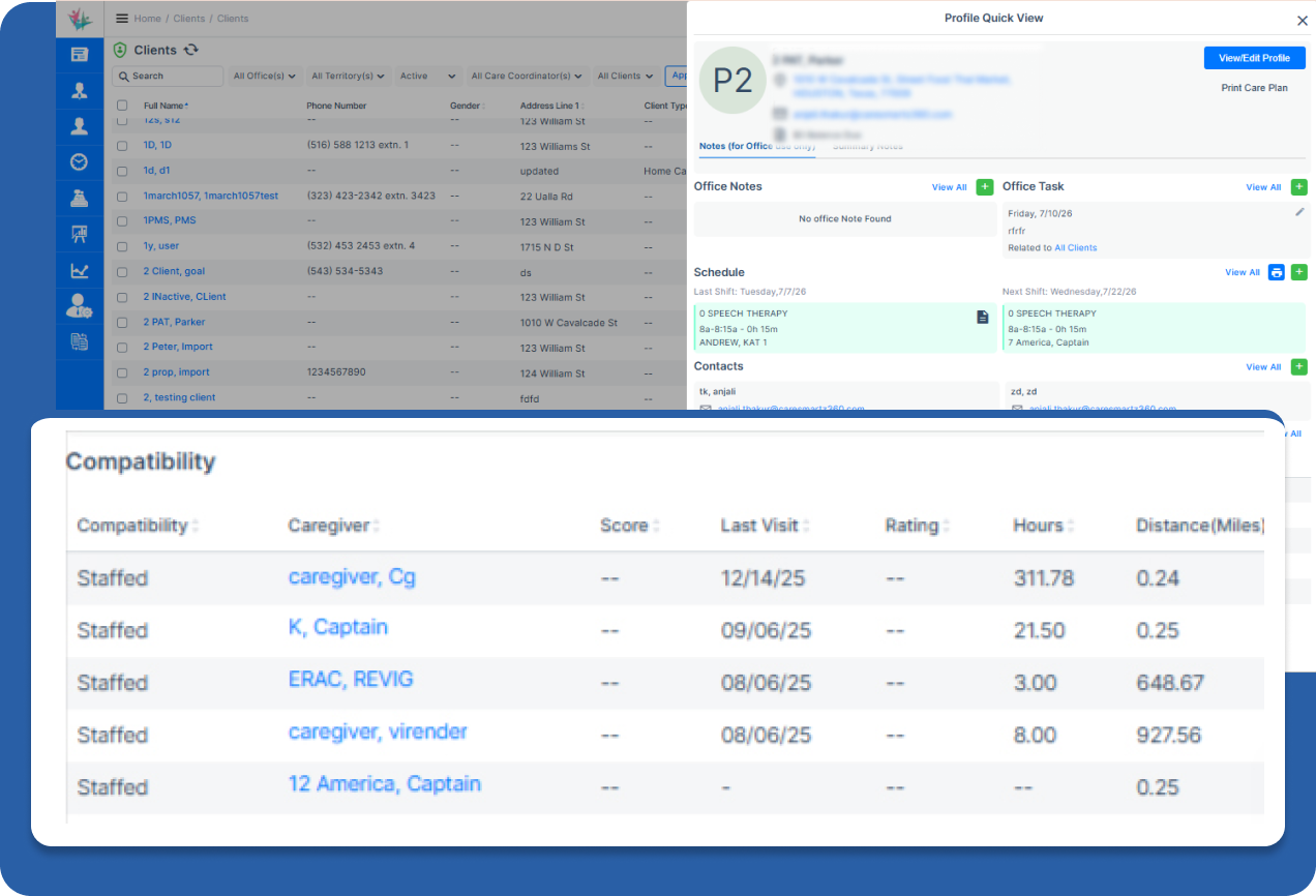 Software for Home Care Client Management - CareSmartz360